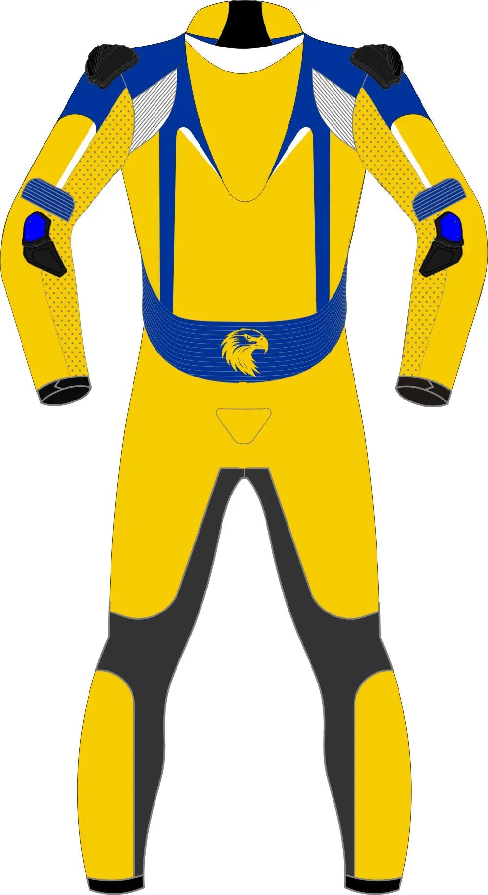 2 Piece Motorcycle Racing Suit – Versatile Leather Suit for Riders - Hawks Gadgets