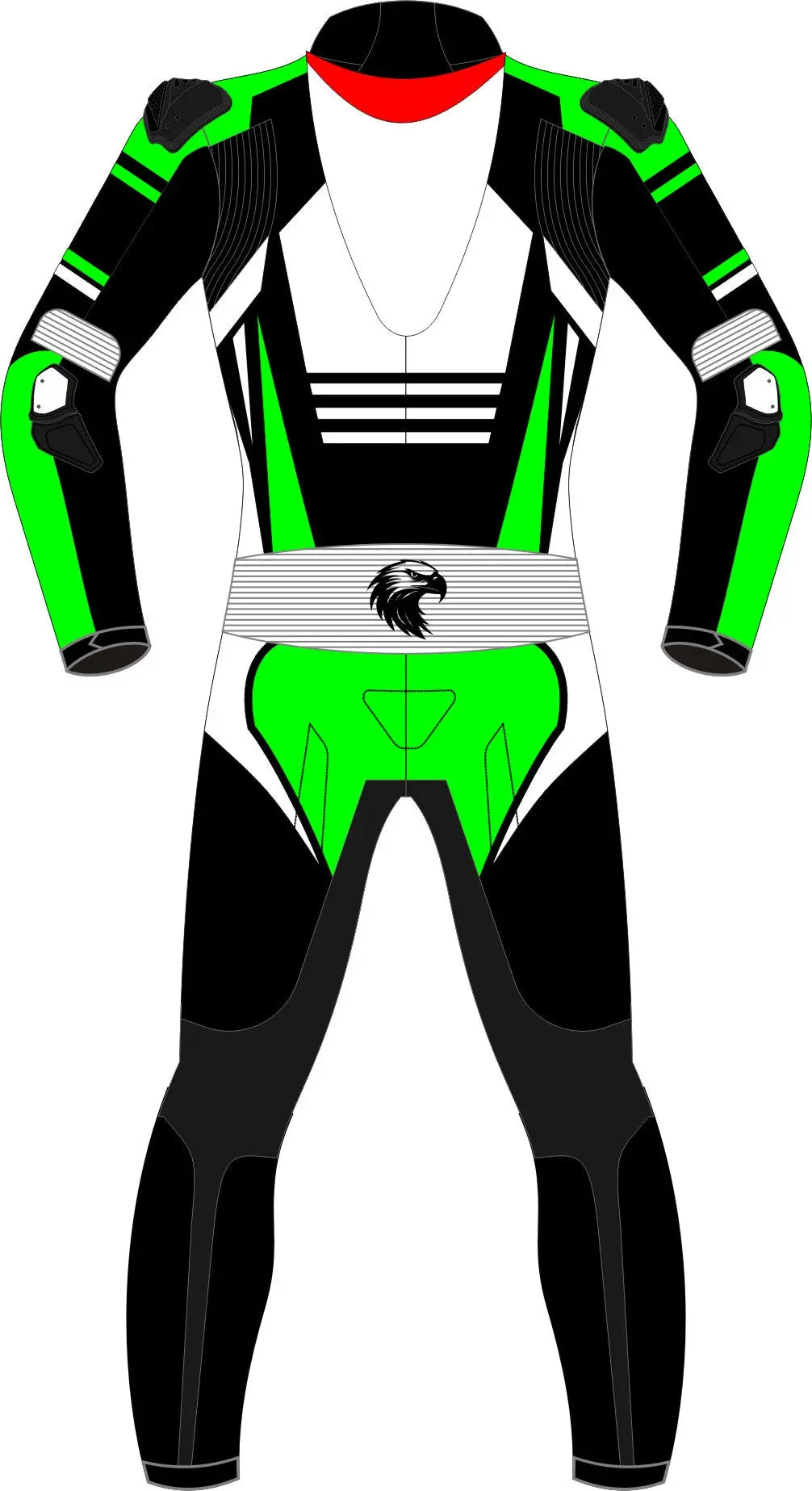 Motorcycle Track Suits – Leather One & Two-Piece Riding Suits for All Riders Green & Black Hawks Gadgets
