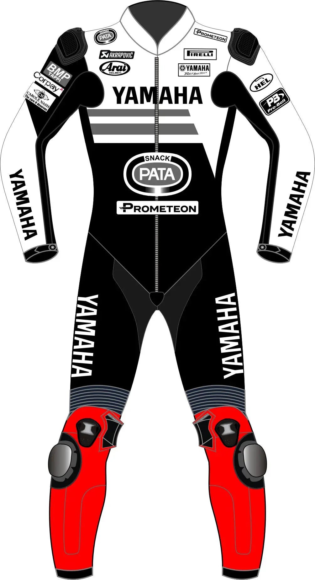 Jonathan Rea Winter Test 2023 Yamaha Racing Suit – Custom Motorcycle Leather Suit - Hawks Gadgets
