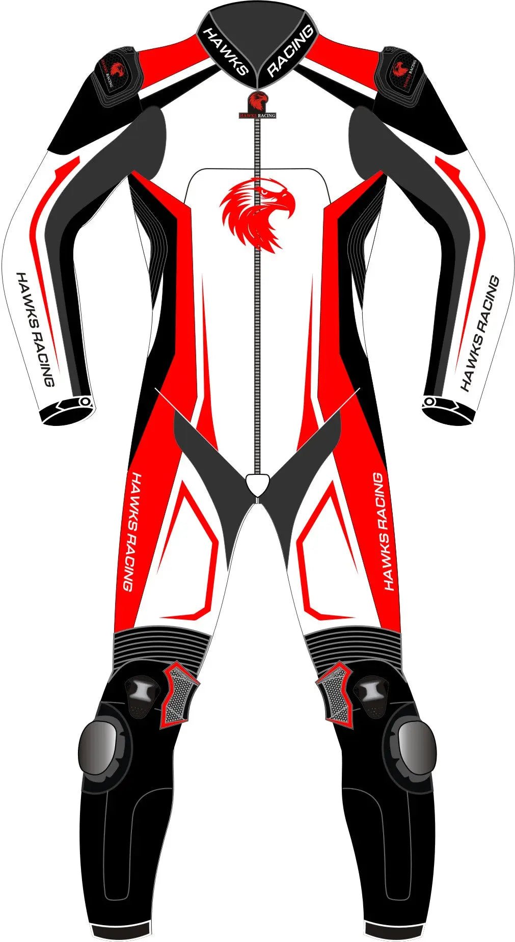 Leather Biker Suit – Premium Motorcycle Riding Suit for Track & Street - Hawks Gadgets