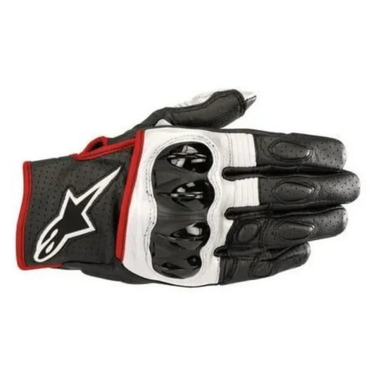 ALPINESTARS MOTORCYCLE GLOVES MOTORBIKE COWHIDE LEATHER ARMOURED GLOVES For BIKER PROTECTION - Hawks Gadgets