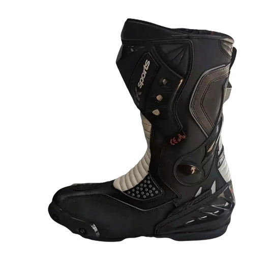 ALPINESTARS Replica motocycle boots Black Unisex riding boots orignal Leather - Hawks Gadgets