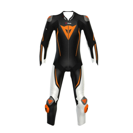 DAINESE Unisex BIKER MOTO GP MOTORCYCLE SUIT COWHIDE LEATHER RACING CE - RATED SUIT Men & Women - Hawks Gadgets