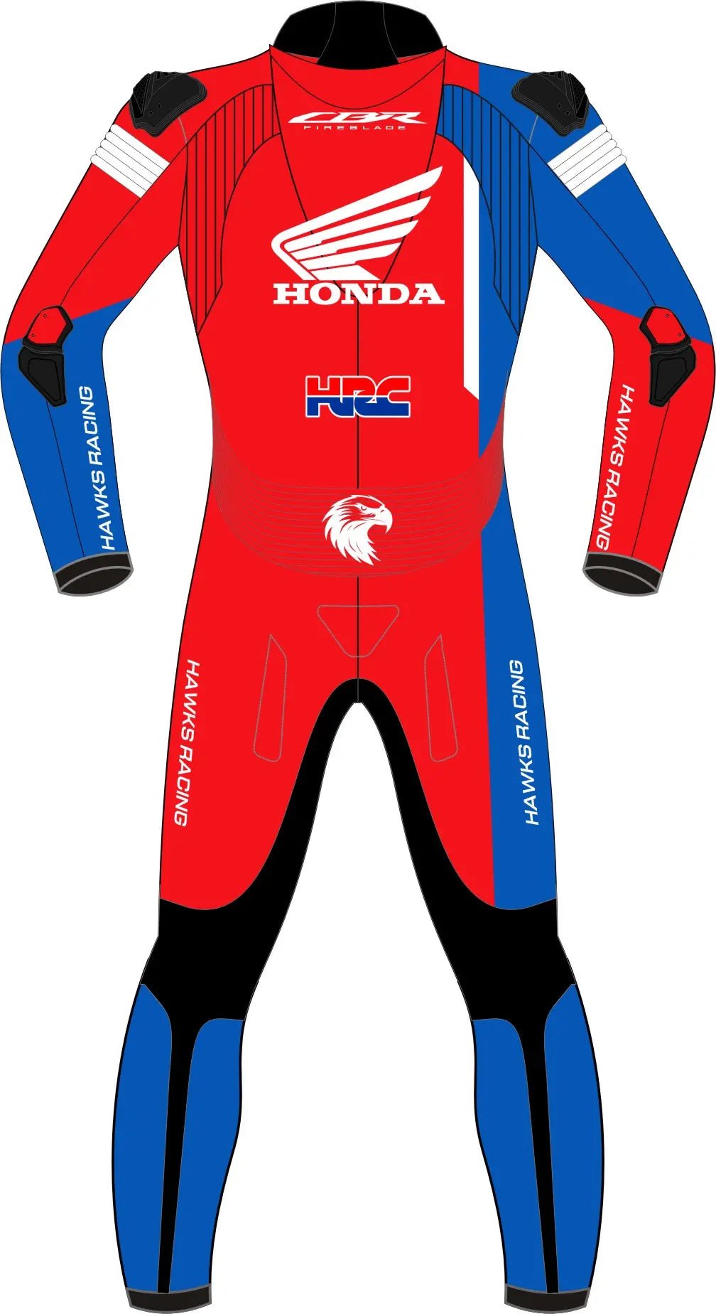 Iker Lecuona Honda HRC WSBK 2024 Race Suit – Custom Leather Motorcycle Suit - Hawks Gadgets
