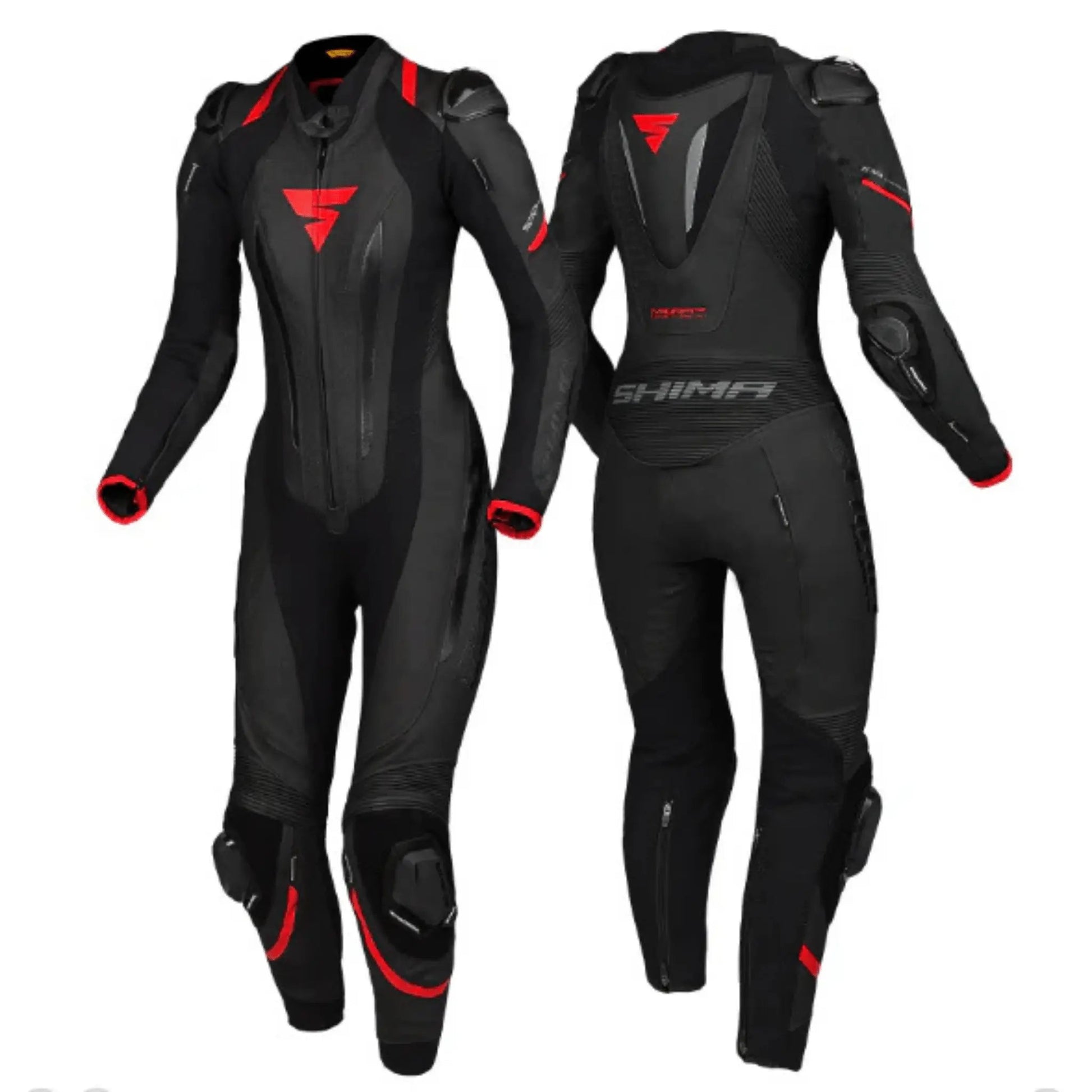 Shima Unisex BIKER MOTO GP MOTORCYCLE MOTORBIKE COWHIDE LEATHER RACE SUIT CE - RATED SUIT Men & Women - Hawks Gadgets